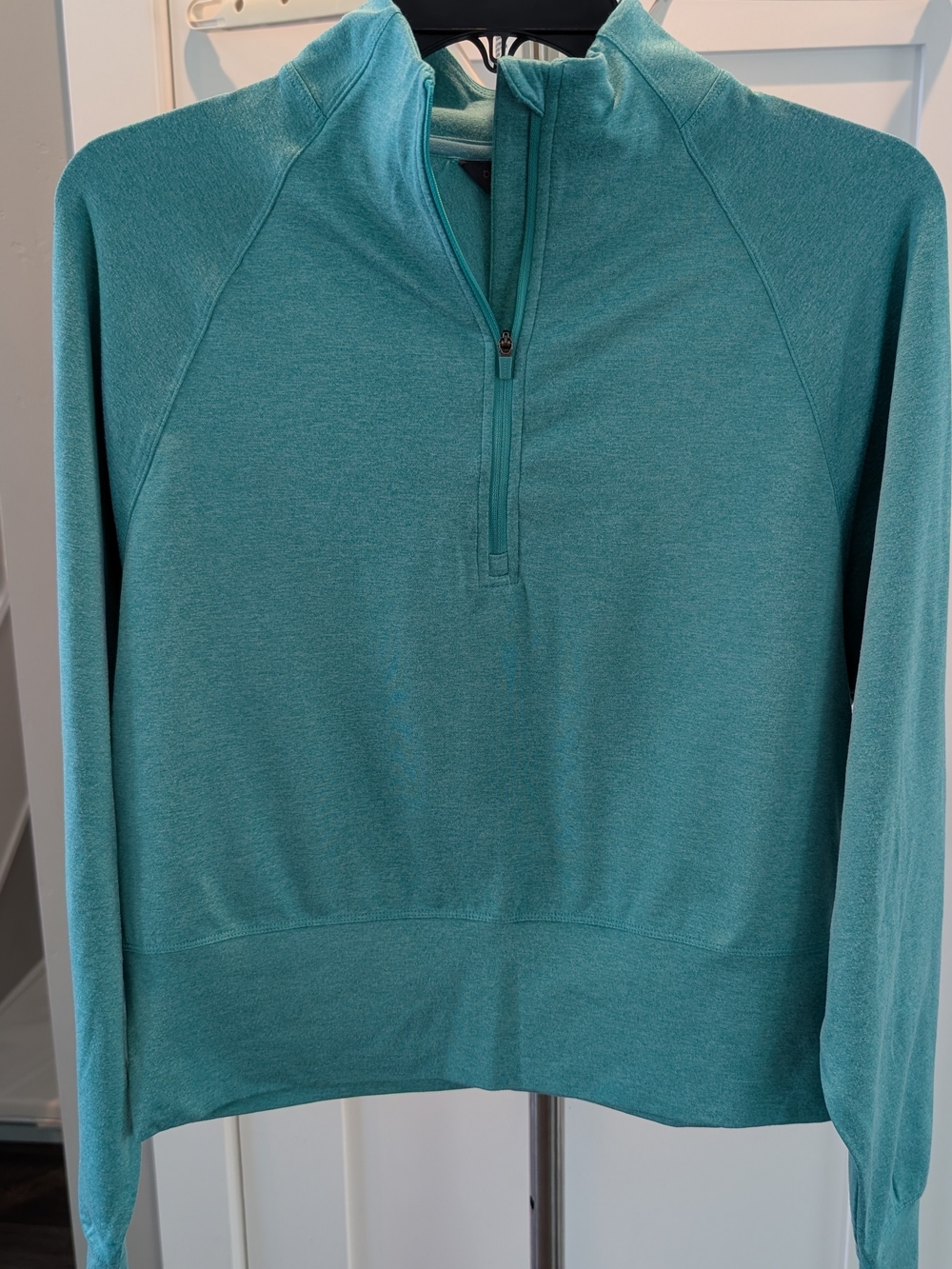 Danskin Teal Half Zip - Picture 4 of 11